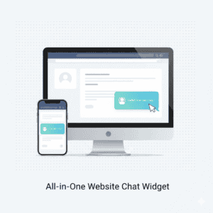 All-in-One Website Chat Widget