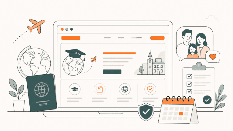 Website Design for Study Abroad & Visa Agencies: How to Turn Anxious Families into Confirmed Clients